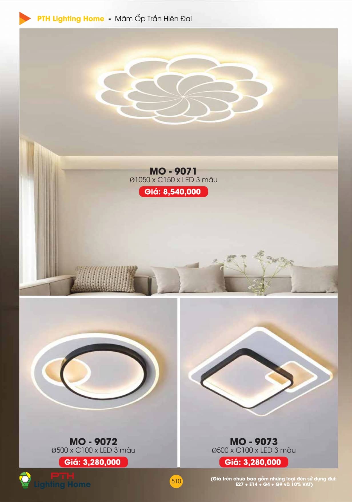 catalogue-bang-gia-den-led-trang-tri-pth-lighting-home-512