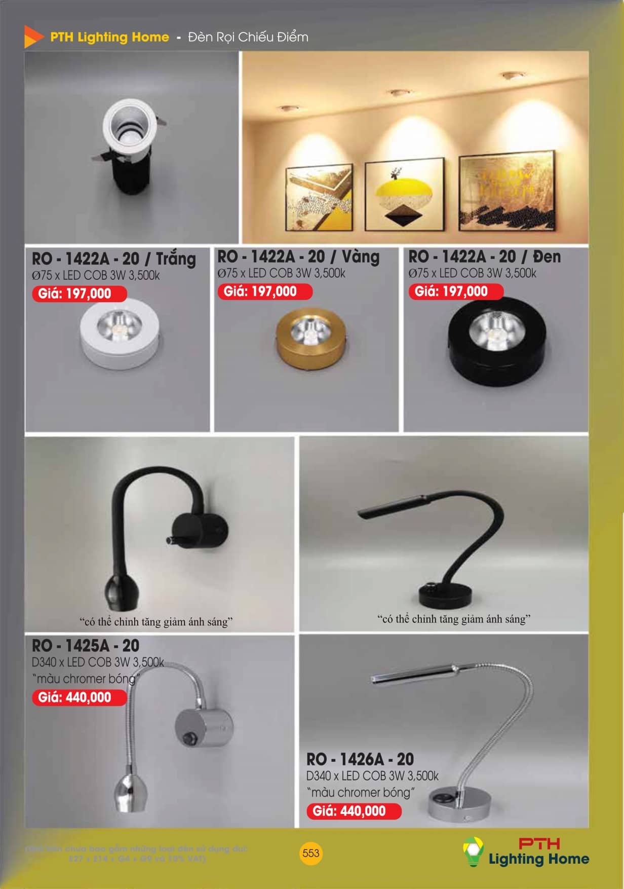 catalogue-bang-gia-den-led-trang-tri-pth-lighting-home-555